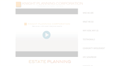 Desktop Screenshot of knightplanning.com
