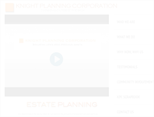Tablet Screenshot of knightplanning.com